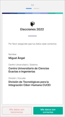 Electoral UDG android App screenshot 13