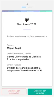 Electoral UDG android App screenshot 5